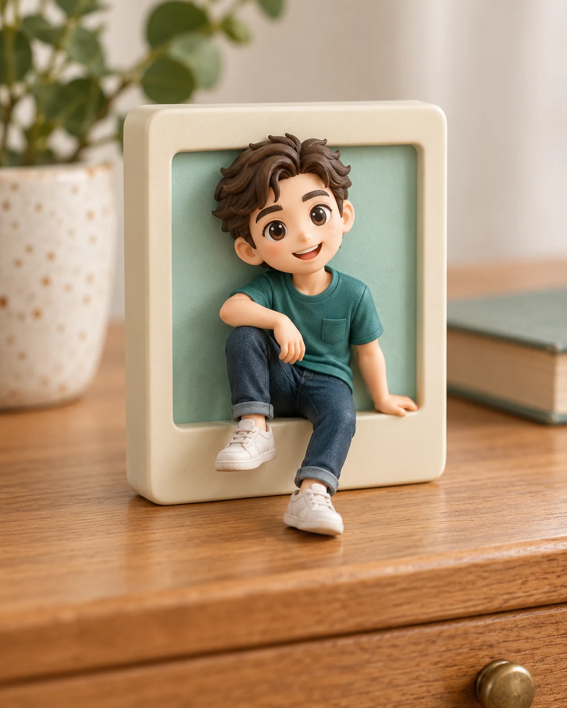 Framed Photo Figurine — illustrative product view