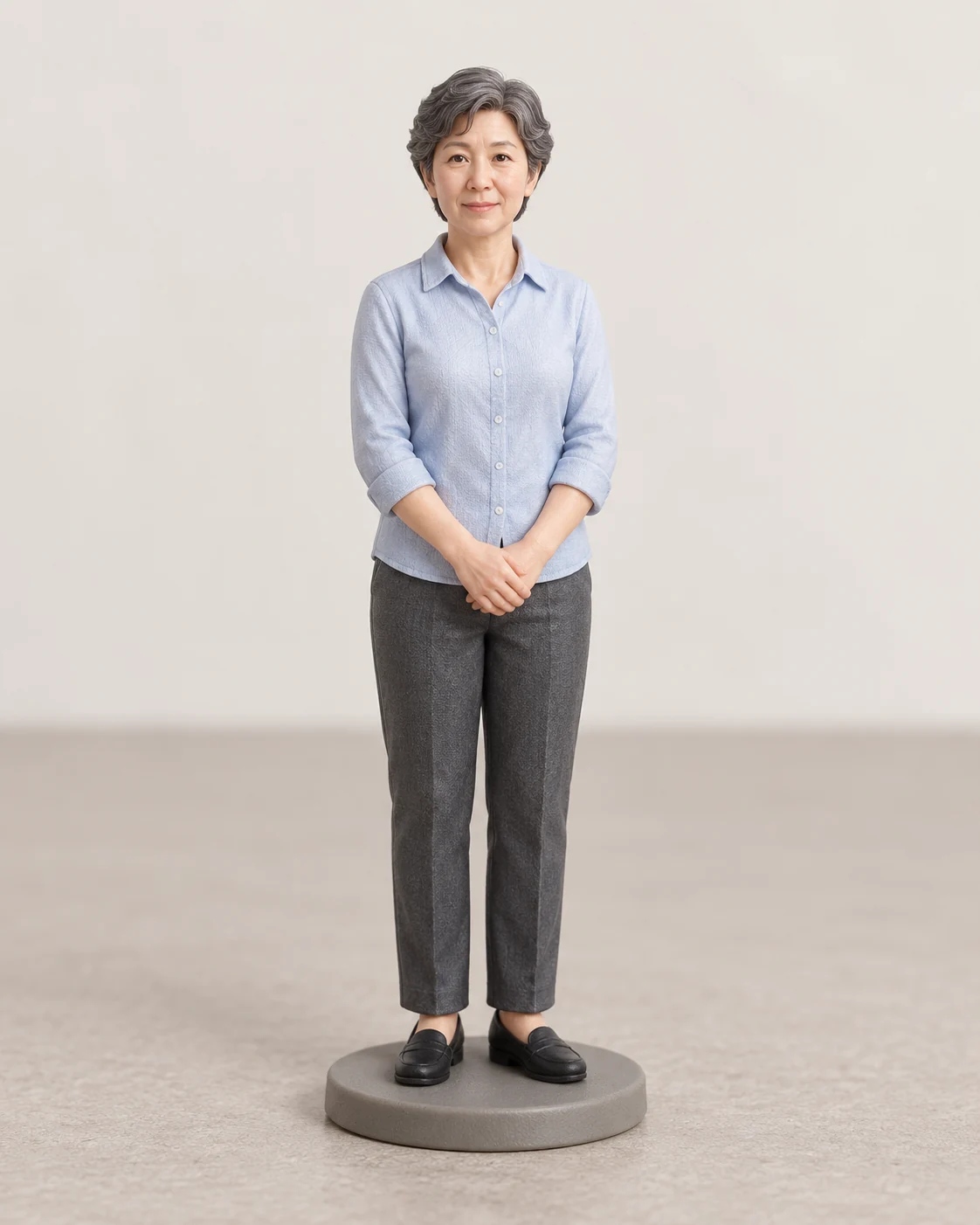 Realistic Full Body Figurine — illustrative product view