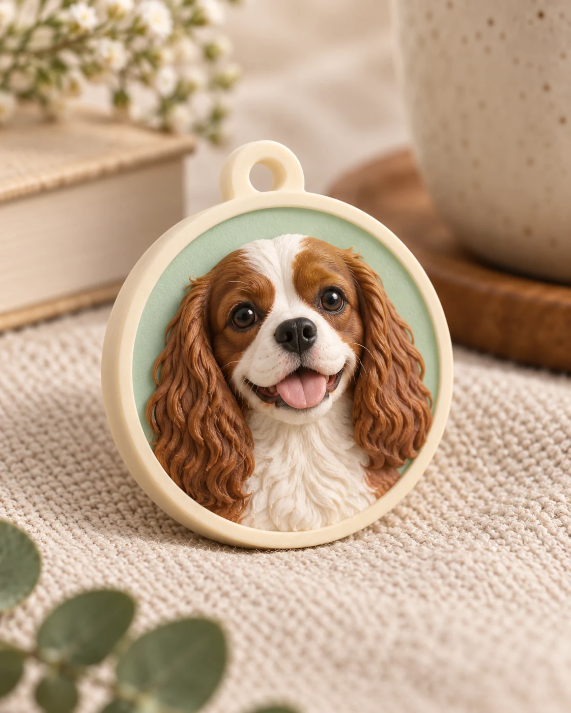 Relief Photo Charm — illustrative product view