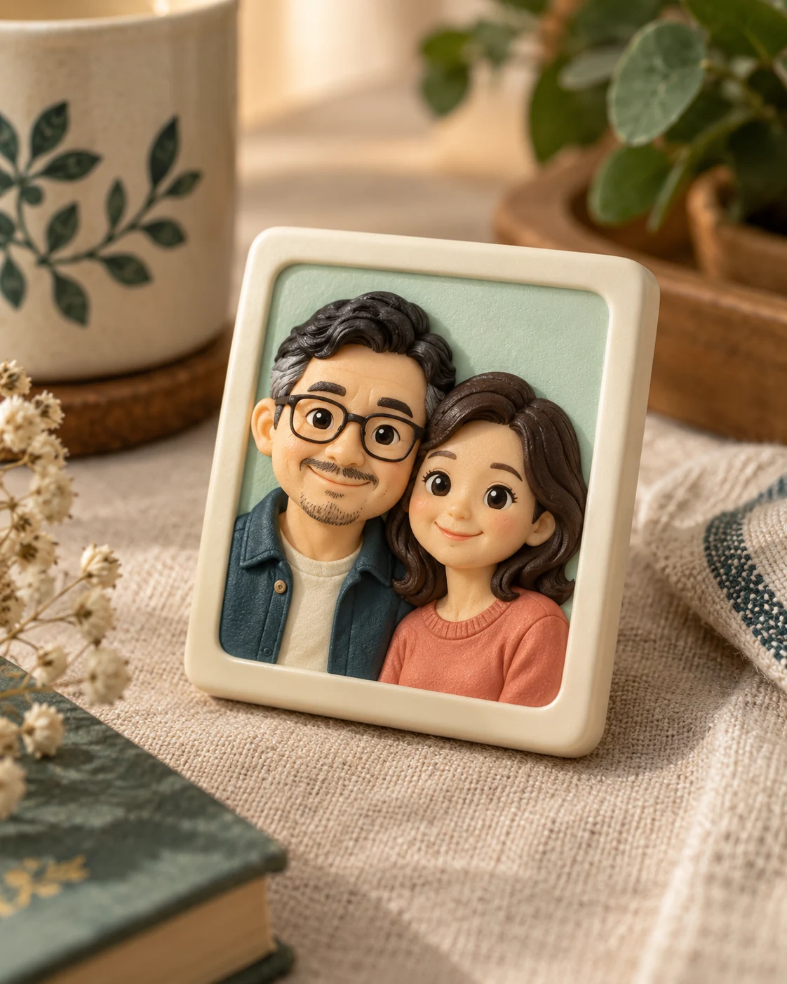 3D Relief Photo Frame — illustrative product view