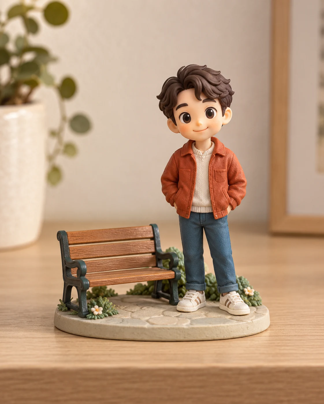 Custom Scene Figurines — illustrative product view