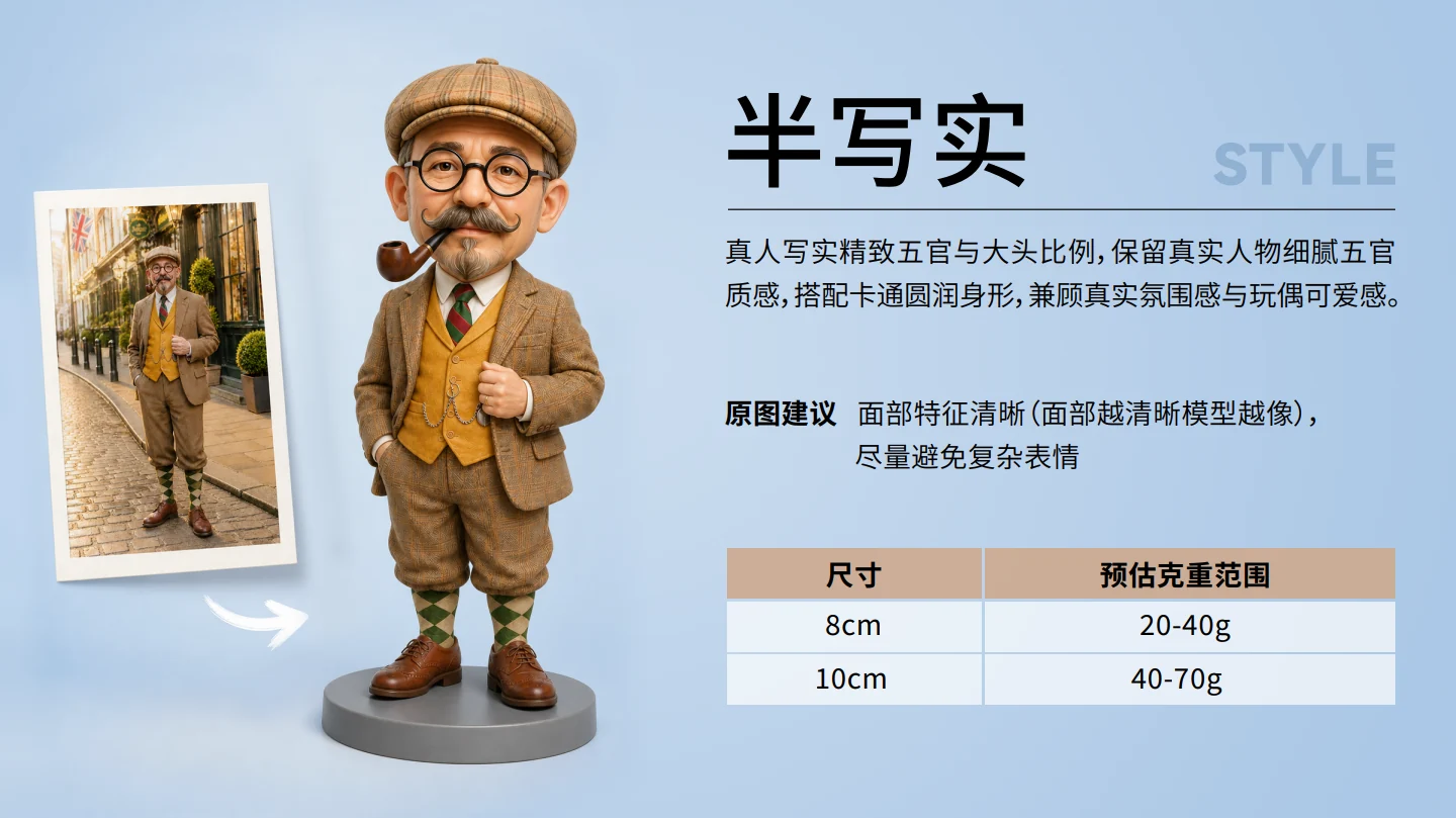 Semi-realistic catalog style illustration